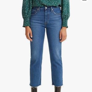 Levi's 501 Crop Jeans - Dark indigo